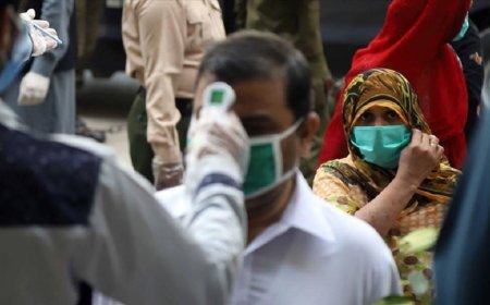 Pakistan reported 1,123 coronavirus cases in one day