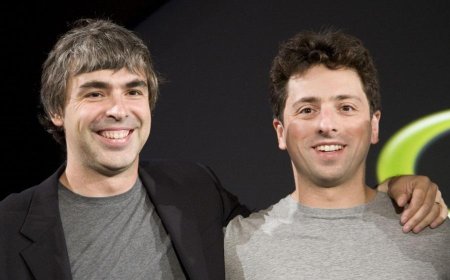 Founder of Google Larry Page and Sergey Brin