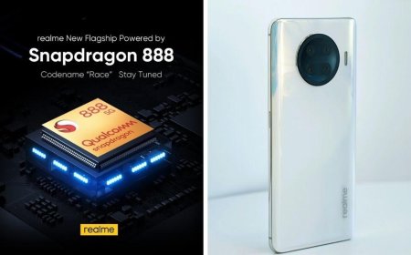 REALME œRACE COMING UP WITH POWERFUL AND FAST SPEED QUALCOMM SNAPDRAGON 888 FLAGSHIP MOBILE PLATFORM