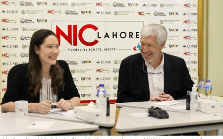 COO of 500 Global appreciates Pakistani start-ups during their visit to NICL at LUMS