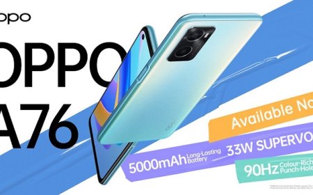 OPPO Launched OPPO A76 With OPPO Glow Design; Boasting Powerful Performance