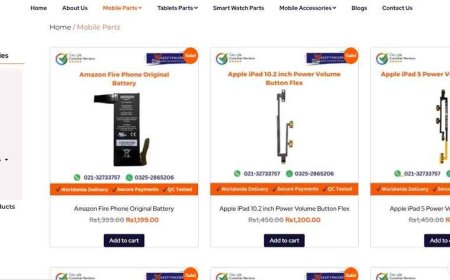 Keep Fingers: A Mobile & Tablet Spare Parts Online Store is Now Live in Pakistan