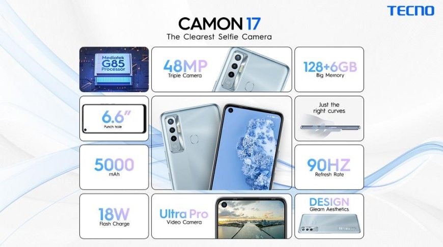 TECNO Selfie-Portrait Master Camon 17 Pro is out now with a 48MP Selfie Camera