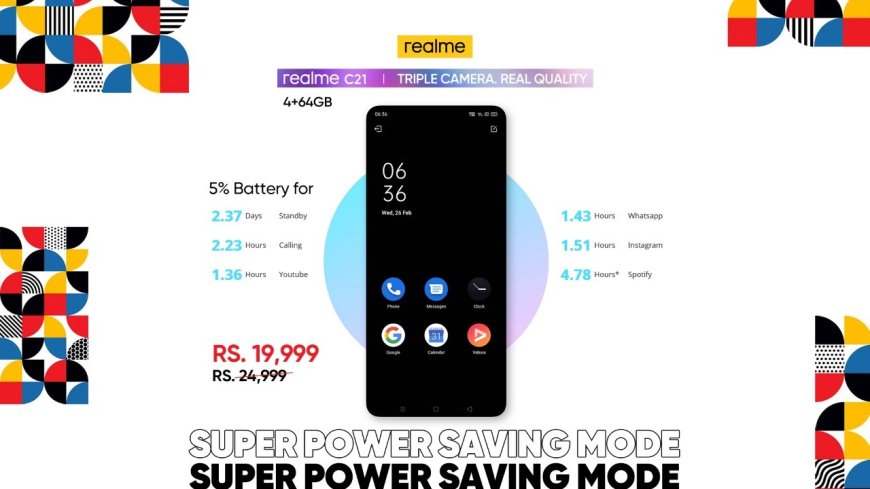 Quality and Affordability â€œ realme C21 is the Best Buy at PKR19,999/-