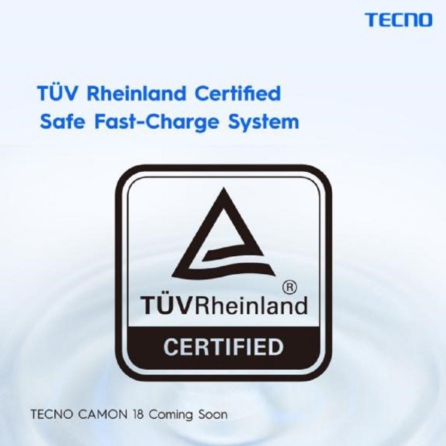 TECNO CAMON 18 Premier to come with TÃƒÅ“V Rheinland Certification