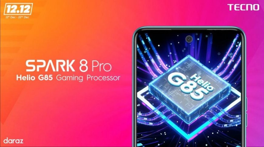 TECNO collaborates with Daraz 12.12 sale to Launch the all-new Spark 8 Pro